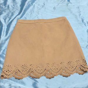 Khaki tan spring time delicate skirt